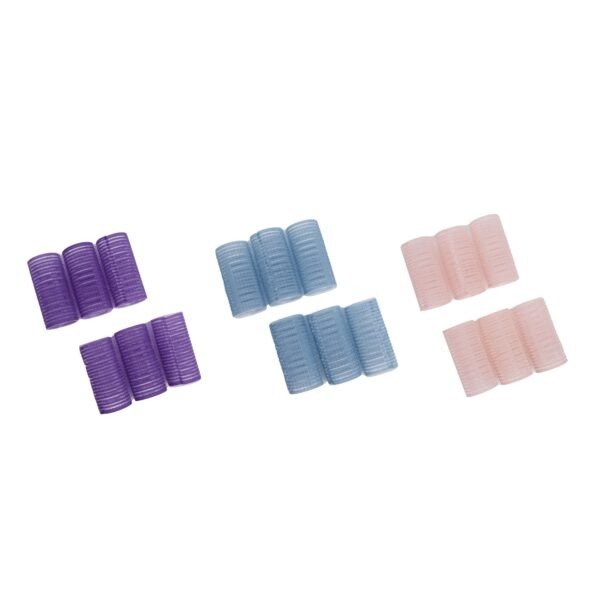 Joy Fashion Medium Size Velcro Hair Rollers - 6 in A Pack