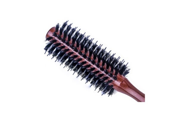 Joy Fashion Rosewood Styling Round Brush with Boar and Nylon Bristles - Image 2