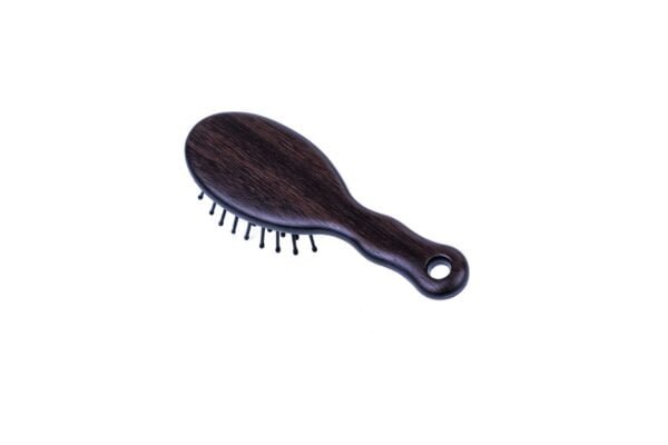 Joy Fashion Travel Oval Cushion Hairbrush with Nylon Bristles - Image 4