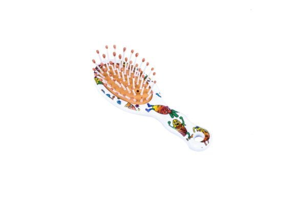 Joy Fashion Travel Oval Cushion Hairbrush with Nylon Bristles - Image 8