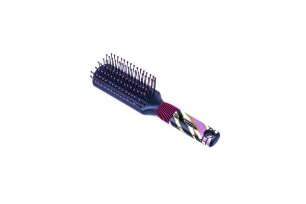 Joy Fashion Heat Stamp Zebra Pattern Hairbrush - Image 2