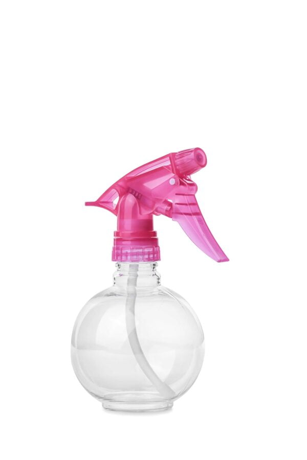 Groovy 300 ML Mist Spray Clear Bottle with Colored Sprayer