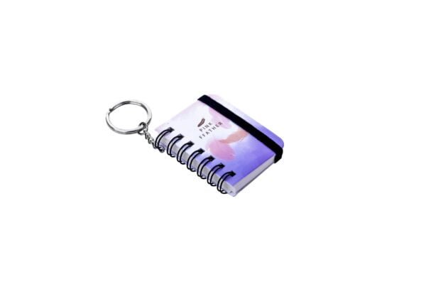 Groovy Mini Notebook with Keychain