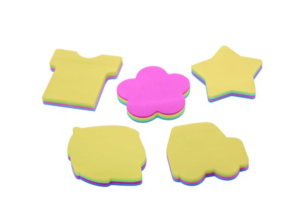 Groovy Assorted Shape Colored Sticky Notes