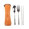 Groovy Utensil Set with Pouch - Image 2