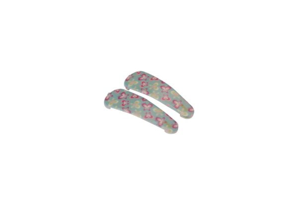 Joy Fashion Colorful Butterfly Prints Snap Hair Clip - Image 12