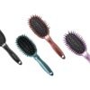 Joy Fashion Metallic Finish Oval Cushion Brush