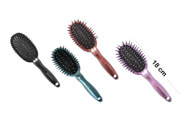 Joy Fashion Metallic Finish Oval Cushion Brush - Image 14