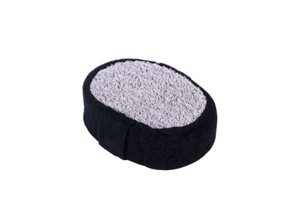 Groovy Velvet Cloth Bath Sponge with Back Hand Grip - Image 2