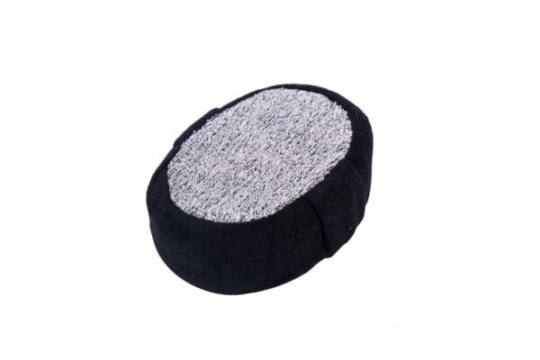 Groovy Velvet Cloth Bath Sponge with Back Hand Grip - Image 3