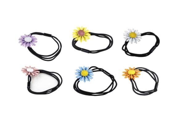 Joy Fashion Pastel Sunflower Hair Tie