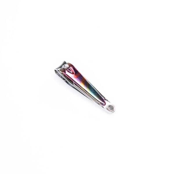 Groovy Printed Lever Chrome Nail Clipper with File - Image 2