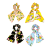 Joy Fashion Floral Printed Scrunchie Hair Tie