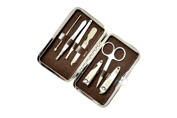 Joy Fashion 7 Pcs Stainless Steel Manicure Grooming Set