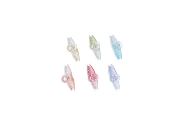 Joy Fashion 2 Tone Loop Hair Clam Clip - Image 3