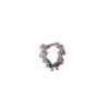 Joy Fashion Shimmer Ribbon Stone Charm Hair Tie - Image 3