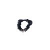 Joy Fashion Shimmer Ribbon Stone Charm Hair Tie - Image 2