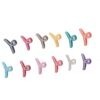 Joy Fashion 6.5 Cm Colorful Hair Clam With Inner Pearls