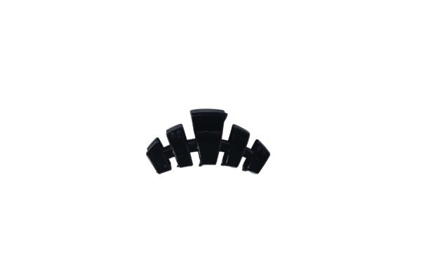 Joy Fashion Black Vertical Design Hair Clam Clip - Image 3