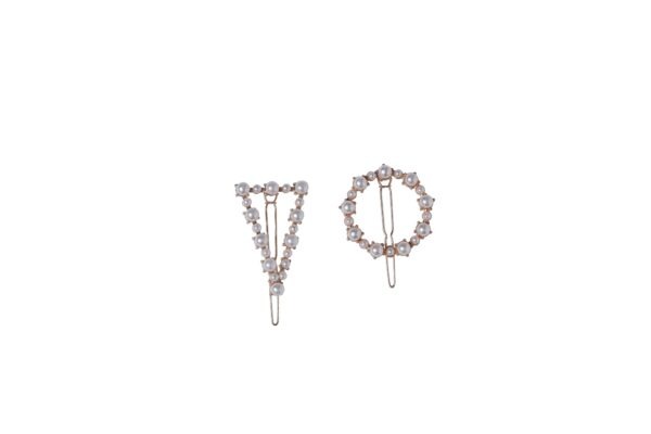 Joy Fashion Geometric Pearl Hair Clip