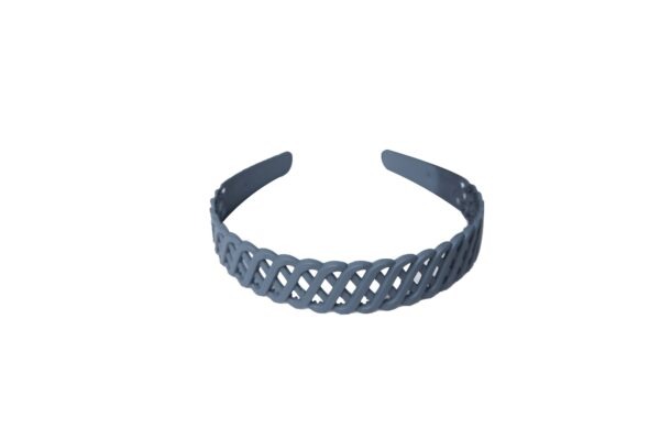 Joy Fashion Wavy X Design Rubber Finish Headband - Image 5