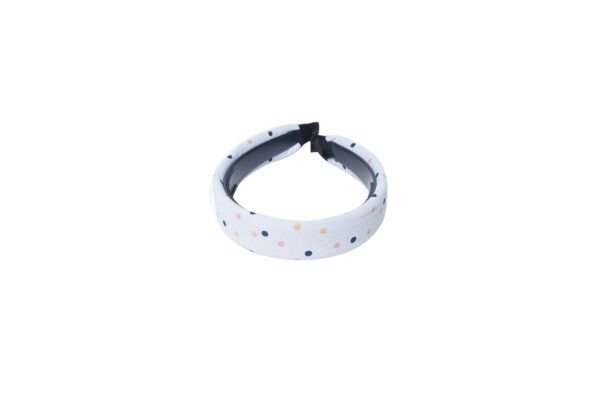 Joy Fashion Dotted Sponge Wide Headband - Image 4