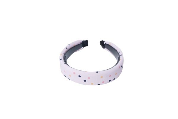 Joy Fashion Dotted Sponge Wide Headband - Image 3