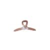 Joy Fashion Glossy Arc Shaped Hair Clamp Claw Clip With Double Pearls Hair Accessories - Image 5