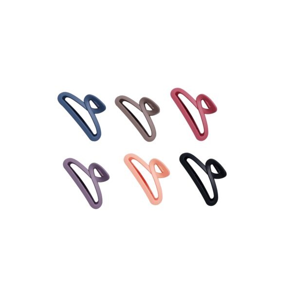 Joy Fashion Matte Finish Loop Design Hair Clamp Claw Clip Hair Accessories