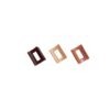 Joy Fashion Glossy Rectangle Wood Finish Small Hair Clamp Claw Clip Hair Accessories - Image 5